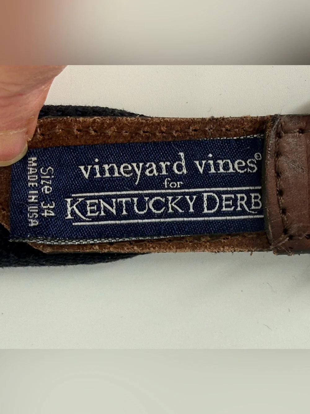 Vineyard Vines Kentucky Derby Vintage Belt‎ 34